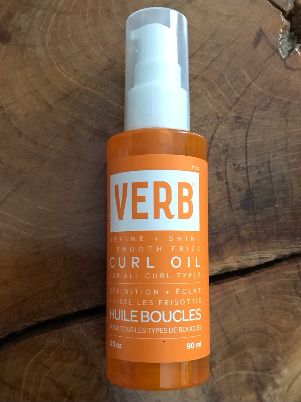 VERB Curl Oil – Orange | Define & Shine for Curly Hair